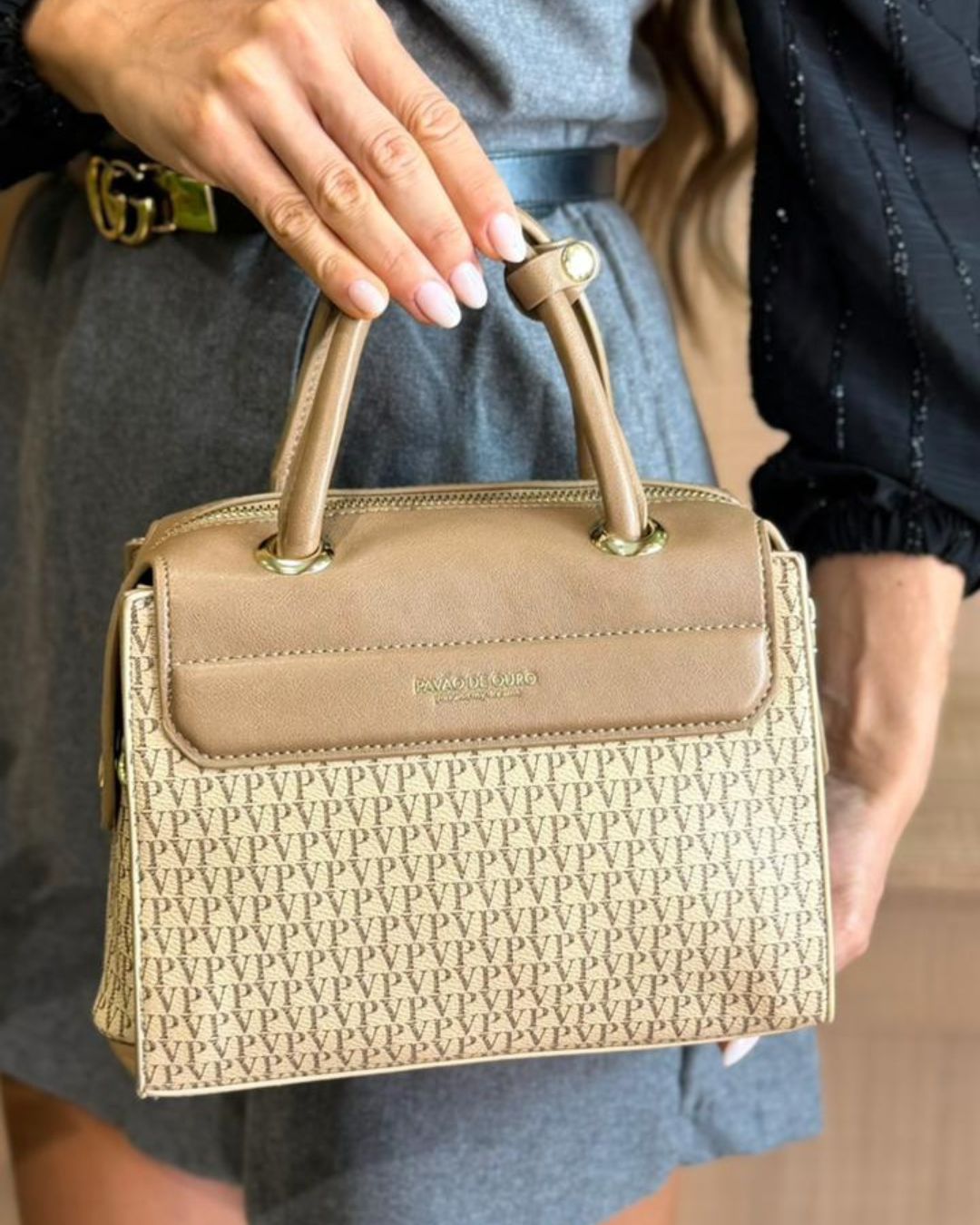Bolsa pavao de ouro