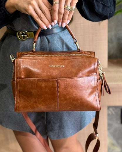 Bolsa Pavão de Ouro Marrom DB45F