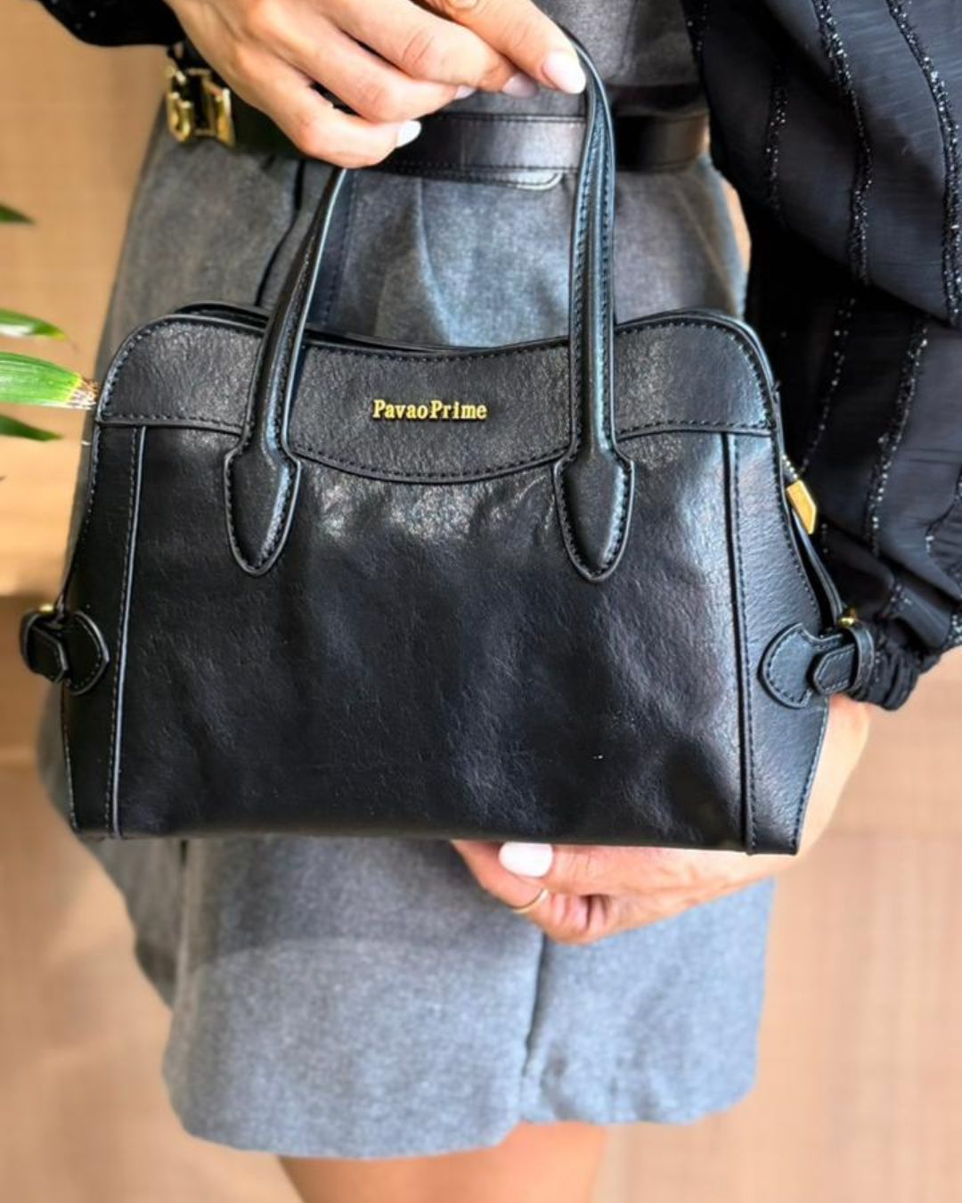 Bolsa Pavão Prime Marrom