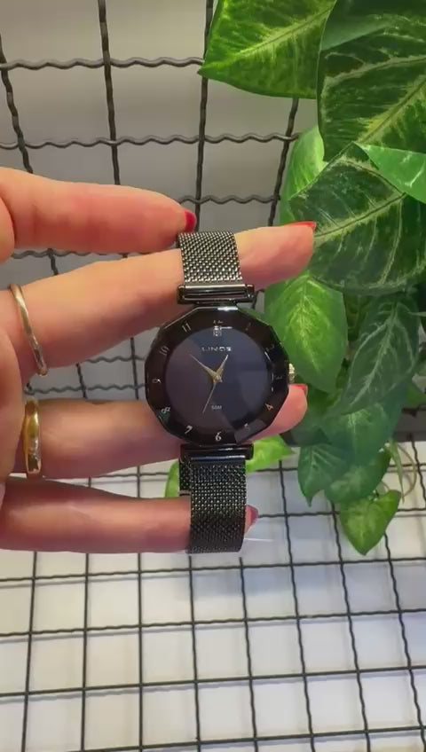 Relógio Lince Feminino Preto